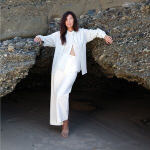 Jesse Kamm Sailor Pant in Salt